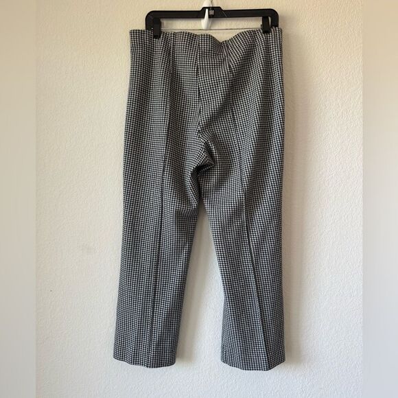 Cartonnier Anthropologie Cropped Houndstooth Straight Leg Pants Sz XL(?) Preppy - Picture 6 of 8